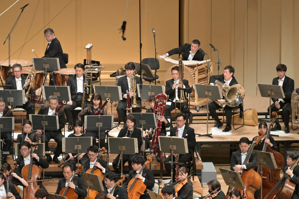 アルプス交響曲ではウインドマシーン（写真）やサンダーマシーンも欠かせない　写真提供：NHK交響楽団