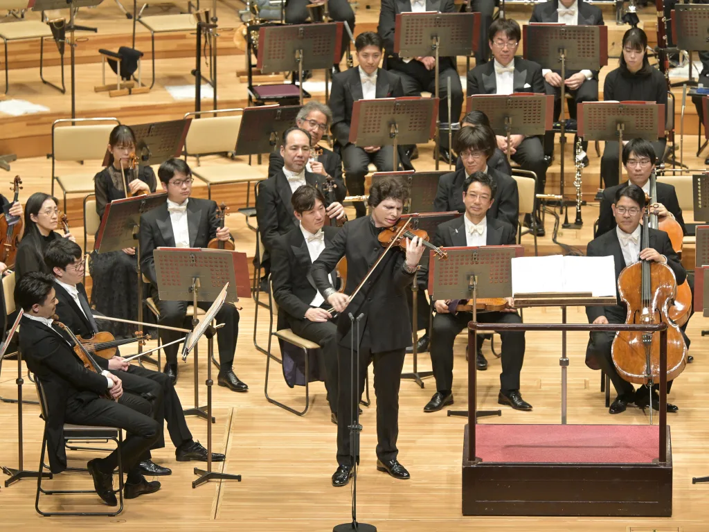 N響定期公演に初登場したハーデリヒ　写真提供：NHK交響楽団