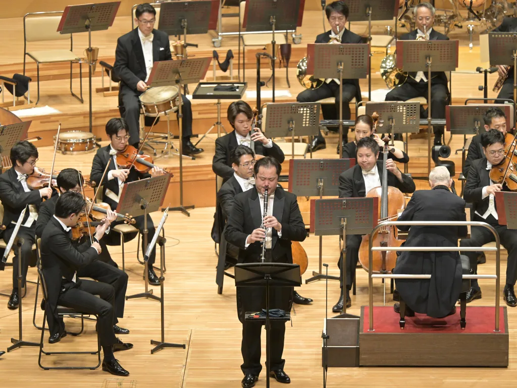 ニルセンのクラリネット協奏曲でソリストを務めた同響首席奏者・伊藤圭　写真提供：NHK交響楽団