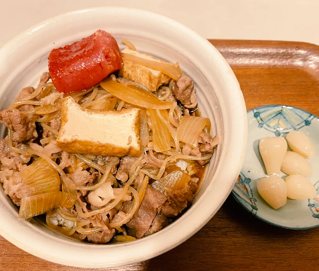 飛騨牛細切れ肉の牛丼