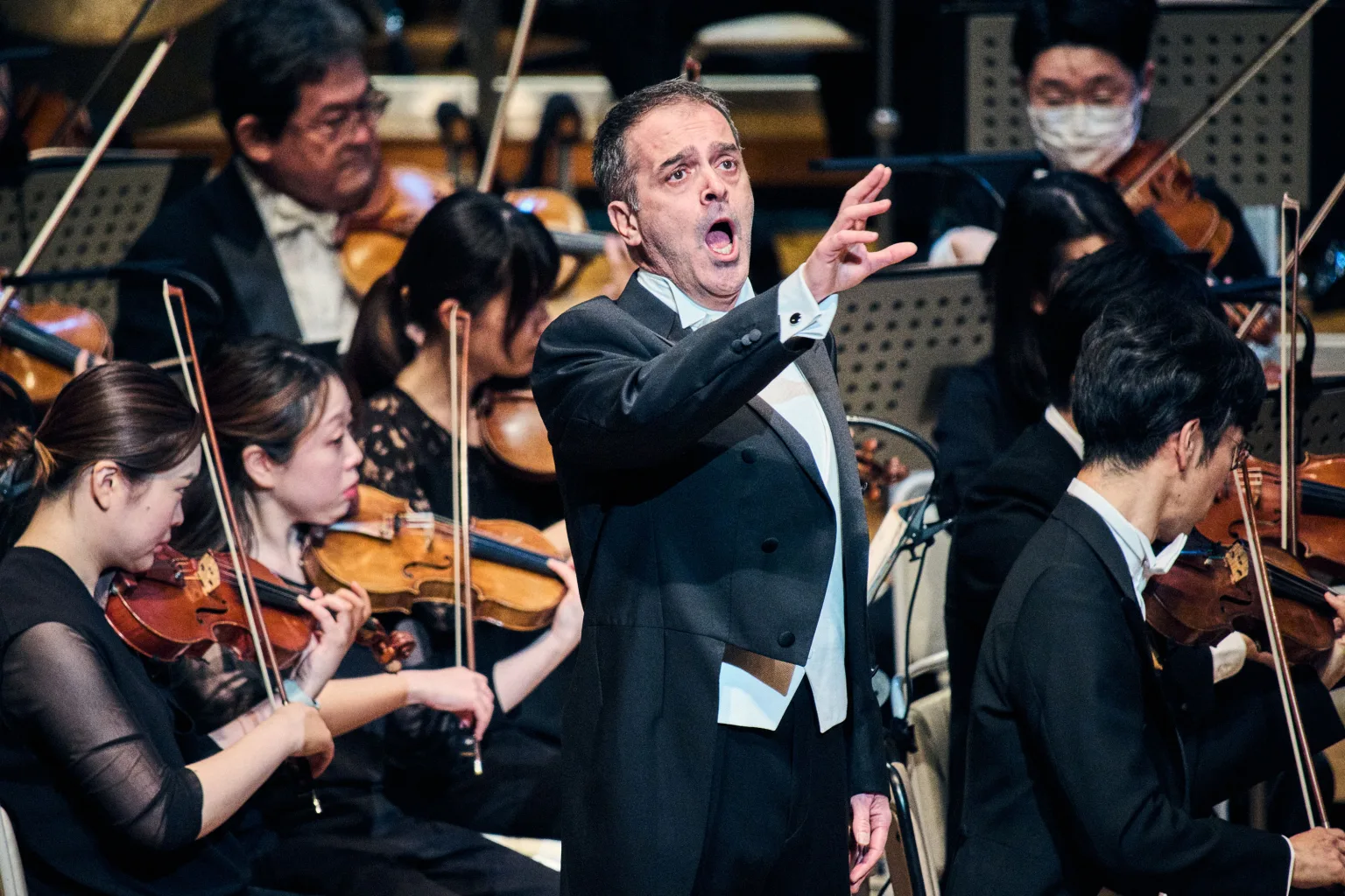 東京春祭のプッチーニ・シリーズ「蝶々夫人」ではピンカートン役を歌った (C)平舘平/東京・春・音楽祭2025