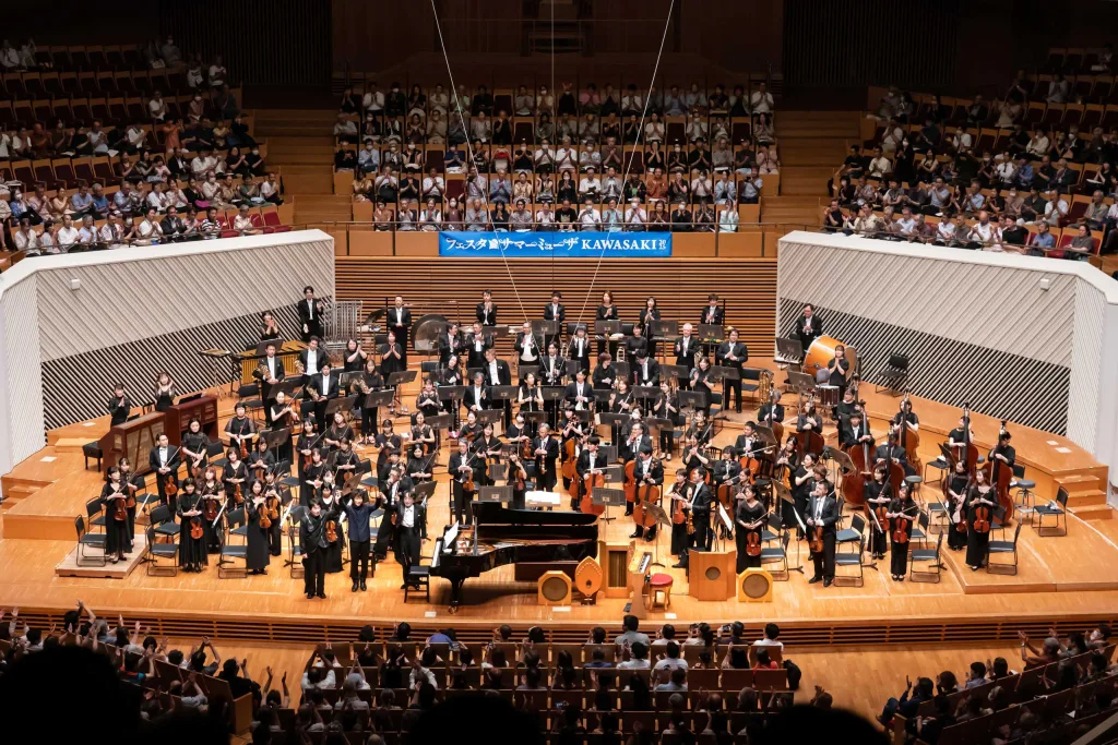 沼尻率いる神奈川フィルと、原田、北村という最良の共演者による〝愛の讃歌〟に、会場から熱烈な「ブラボー!」が沸き起こった ©池上直哉/ミューザ川崎シンフォニーホール