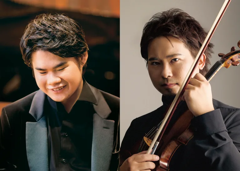 イベントの中核を担う辻󠄀井伸行と三浦文彰　(C)Yuji Hori / (C)Masahiro Uto