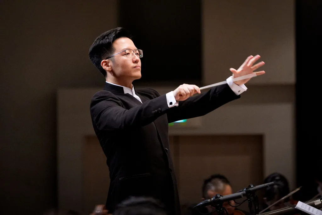 若手音楽家による公演で第1幕フィナーレを担当したウェイ・リン　(C) 飯田耕治／東京・春・音楽祭実行委員会