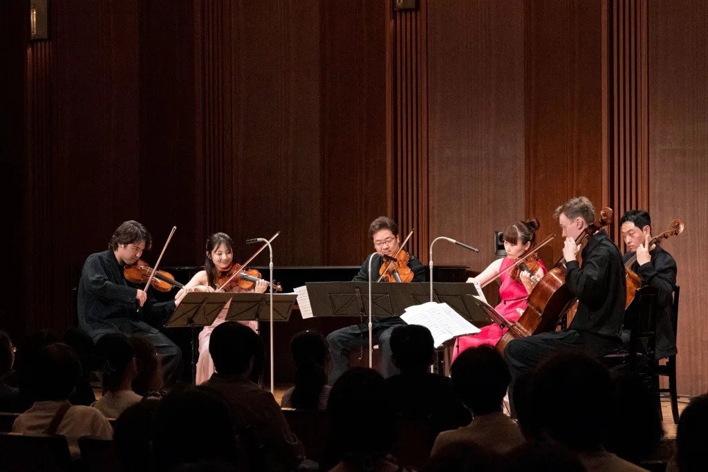 チャイコフスキーの弦楽六重奏曲「フィレンツェの思い出」　2025年10月3日サントリーホール　ブルーローズ　撮影：堀田力丸