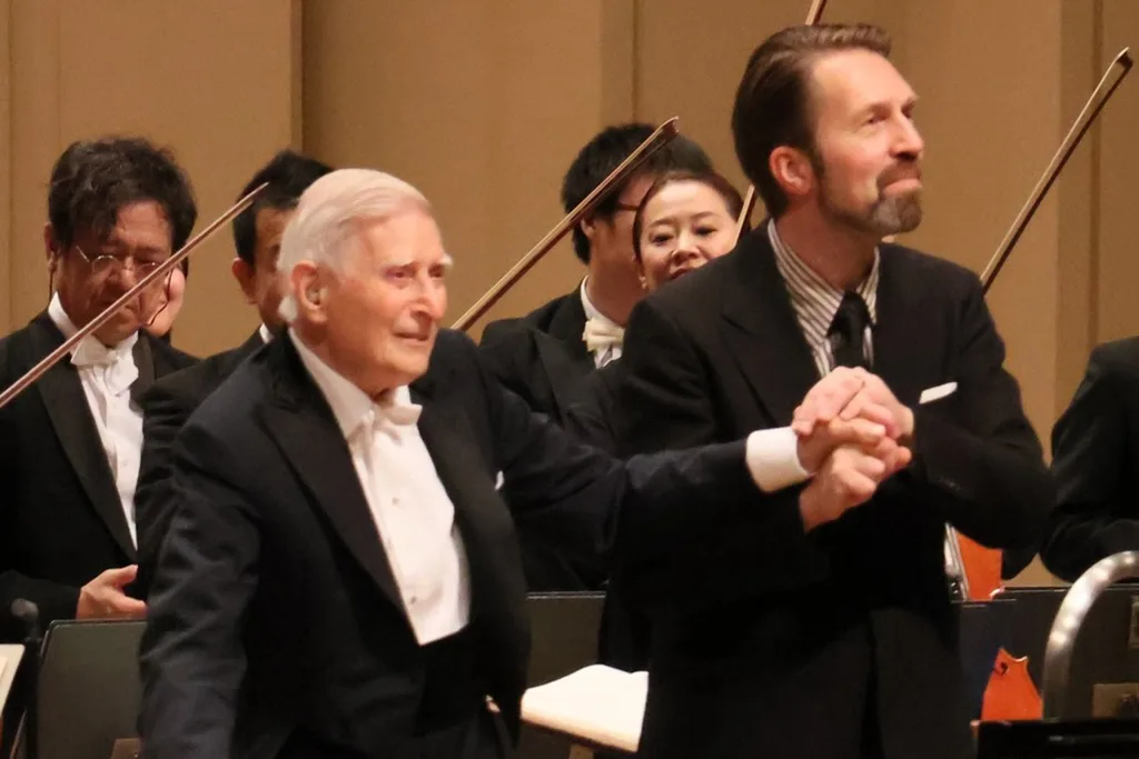 ブラームスのピアノ協奏曲第2番で独奏を務めたのは、ブロムシュテットとの共演を重ねてきたレイフ・オヴェ・アンスネス。ピアノの柔らかなタッチと、オケの温かみのある響きが作品とマッチしていた 写真提供:NHK交響楽団