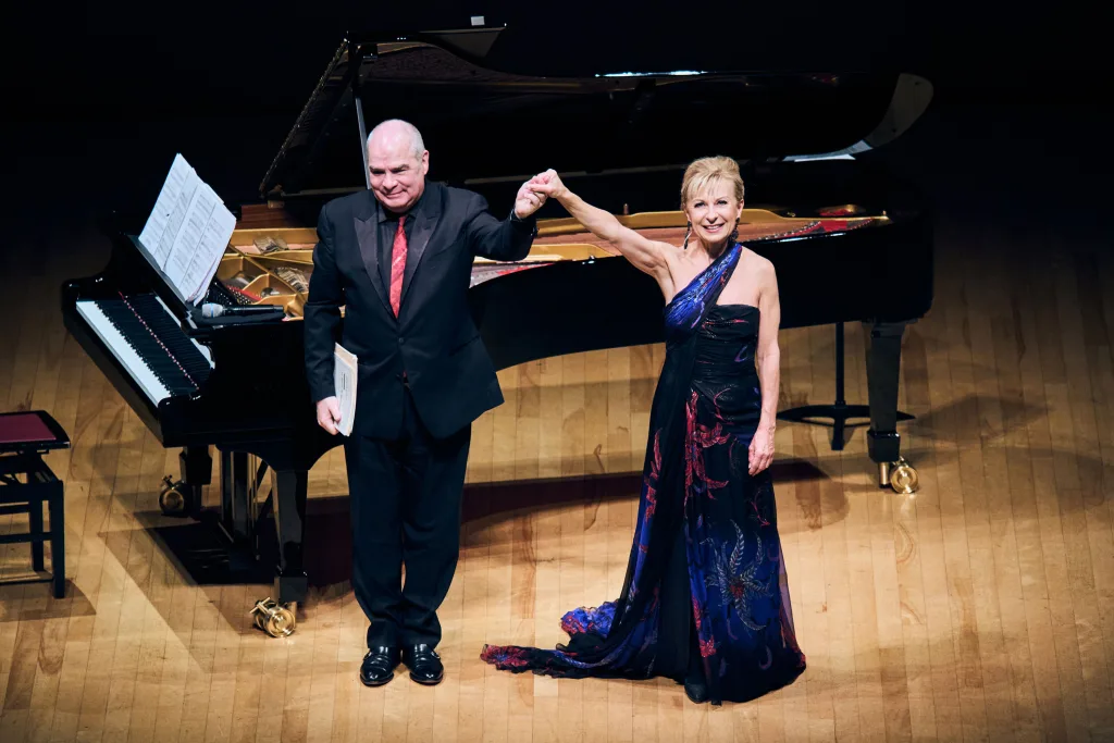 ナタリー・デセイ（ソプラノ）とフィリップ・カサール（ピアノ）が、この形では最後となる日本公演を東京オペラシティコンサートホールで開催したⒸTaira Tairadate