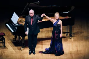 ナタリー・デセイ(ソプラノ)とフィリップ・カサール(ピアノ)が、この形では最後となる日本公演を東京オペラシティコンサートホールで開催したⒸTaira Tairadate