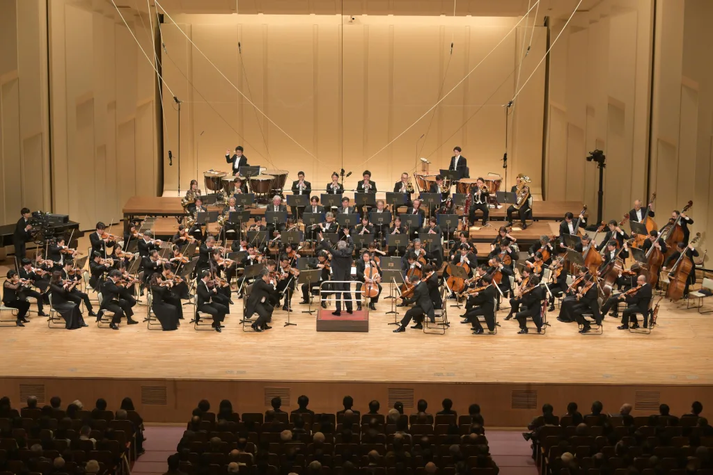 ニルセン「不滅」交響曲は2組のティンパニが活躍する　写真提供＝ＮＨＫ交響楽団