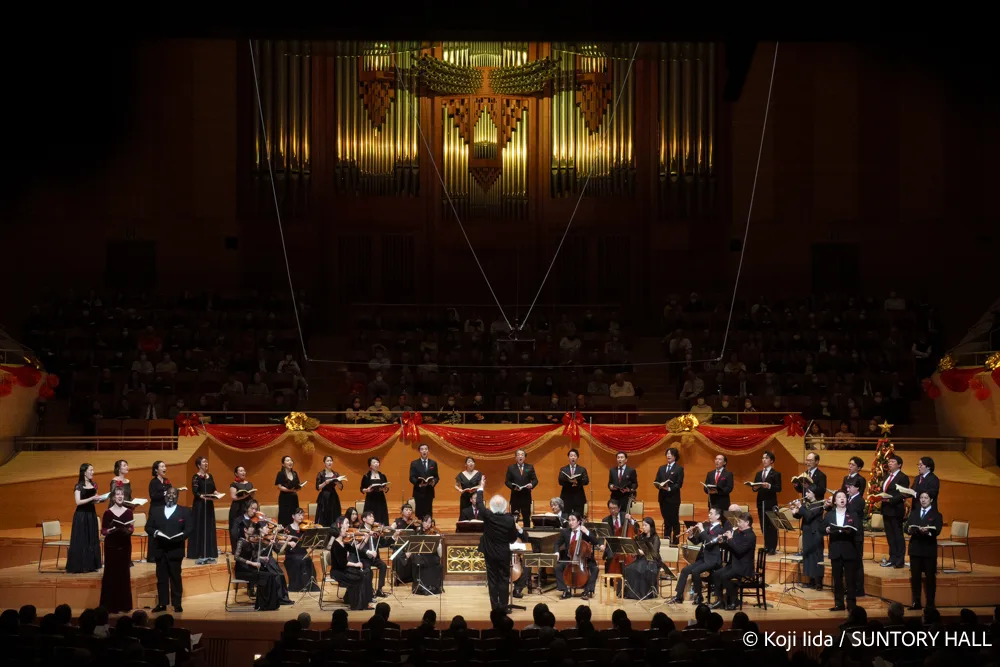 毎年恒例、サントリーホールでBCJによるヘンデル「メサイア」演奏会が開催された