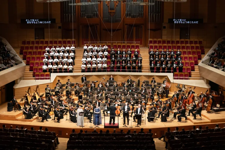 プフィッツナーのカンタータ「ドイツ精神について」が、セバスティアン・ヴァイグレの指揮で日本初演された ©読売日本交響楽団 撮影＝藤本崇