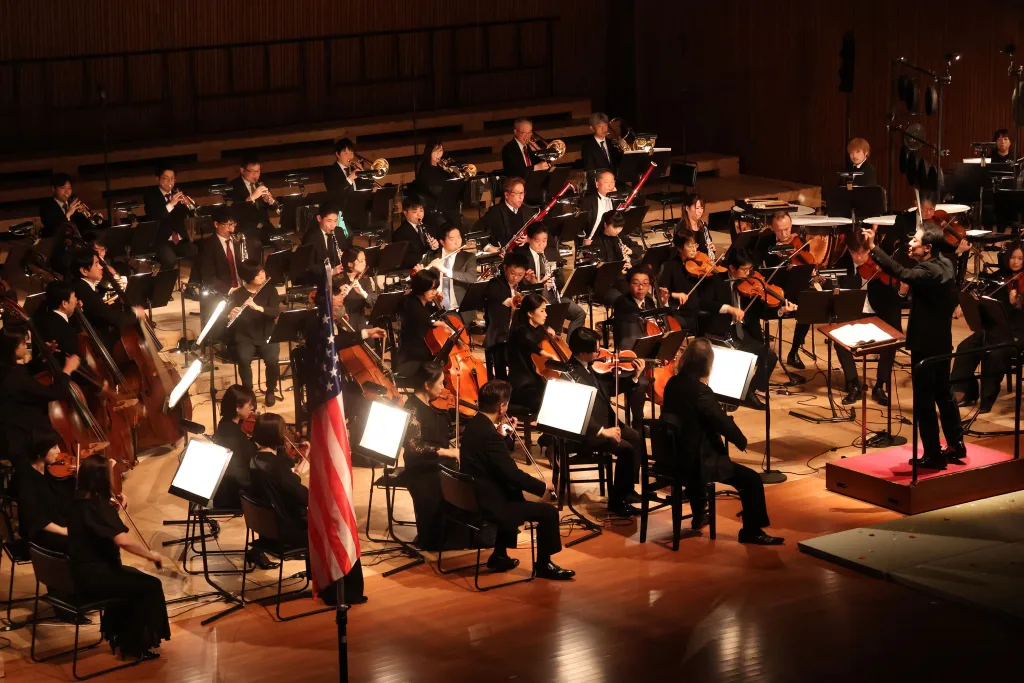 山響常任指揮者・阪哲朗率いる山形交響楽団。オペラシリーズⅣの演目はプッチーニ「蝶々夫人」