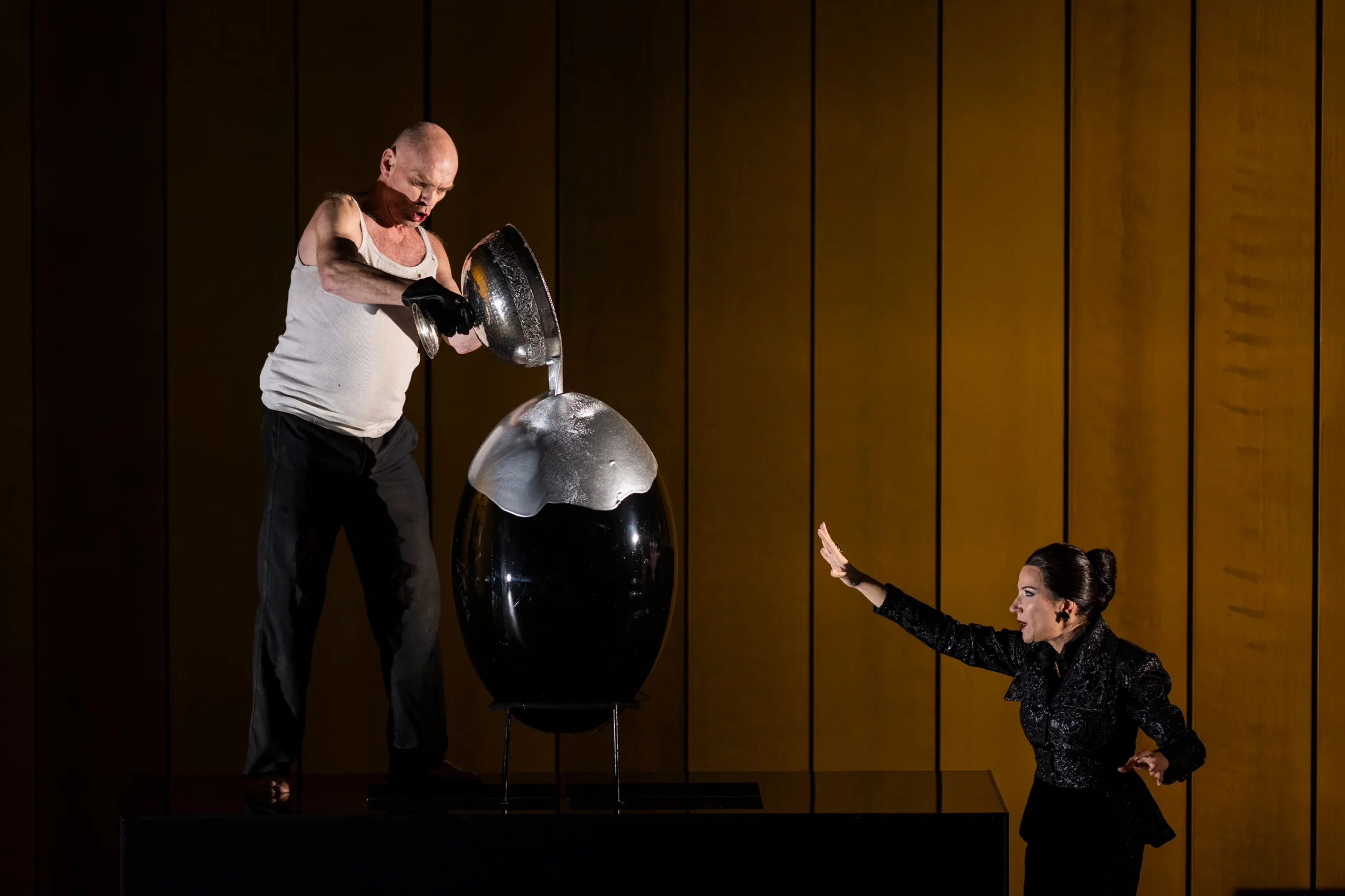 オルトルート（グバノヴァ）とテルラムント（トマソン） (C)Fabrizio Sansoni