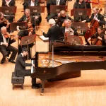 エリック・ルーがピアノ協奏曲第2番を披露した　©松尾淳一郎