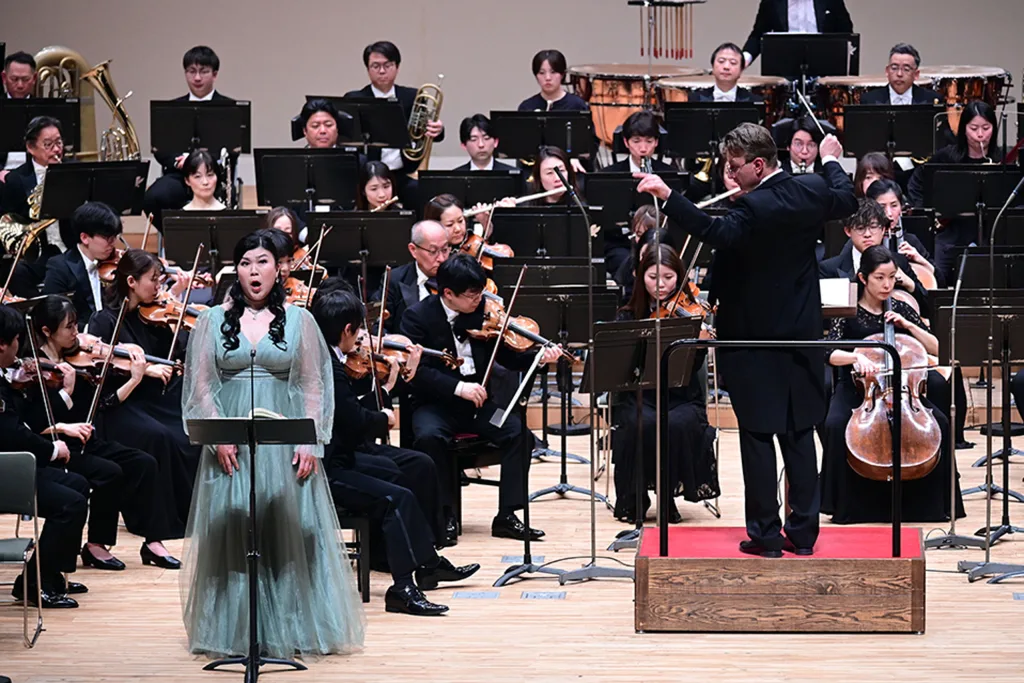 控え目で優しいジークリンデを歌った渡邊仁美　提供：広島交響楽団