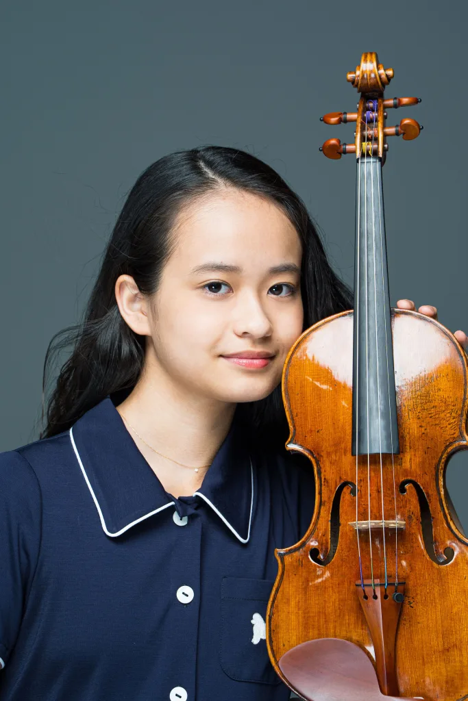 プロコフィエフのヴァイオリン協奏曲第2番で独奏を務めたHIMARI ©Naruyasu Nabeshima