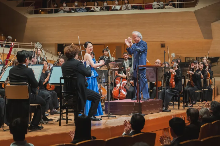 第58回東京定期に音楽監督の尾高忠明が登場。オール・エルガー・プログラムを披露した　©kenichi Kurosaki