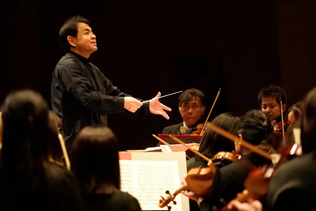 下野竜也が初めて公開演奏で指揮するシベリウス他、こだわりのプログラムを披露した　©️山口敦