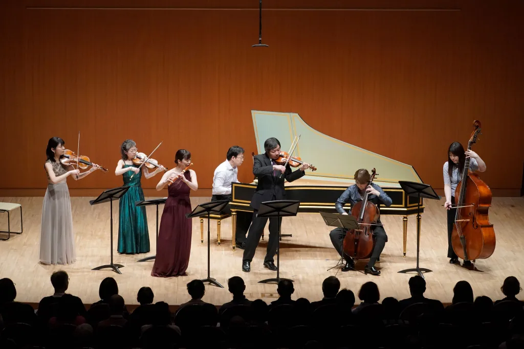 フル編成のブランデンブルク協奏曲第5番　撮影：堀田 力丸