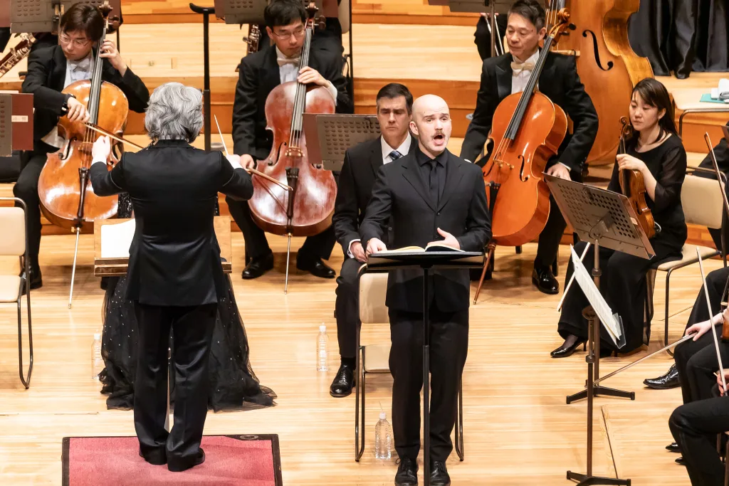 福音史家のザッカリー・ワイルダー　©読売日本交響楽団 撮影＝藤本崇