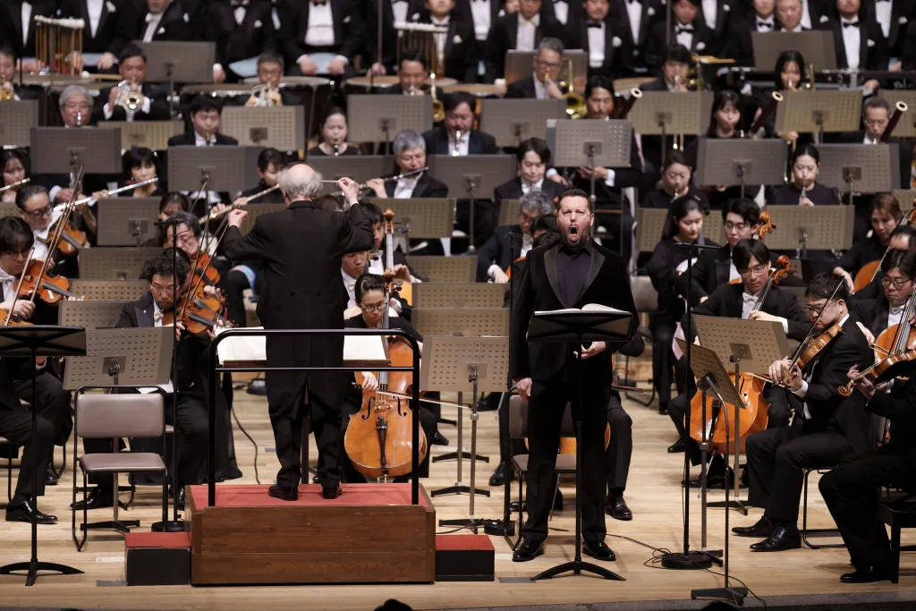 ヴァルデマール王をパワフルに歌ったデイヴィッド・バット・フィリップ（テノール）（C）飯田耕治／東京・春・音楽祭2026