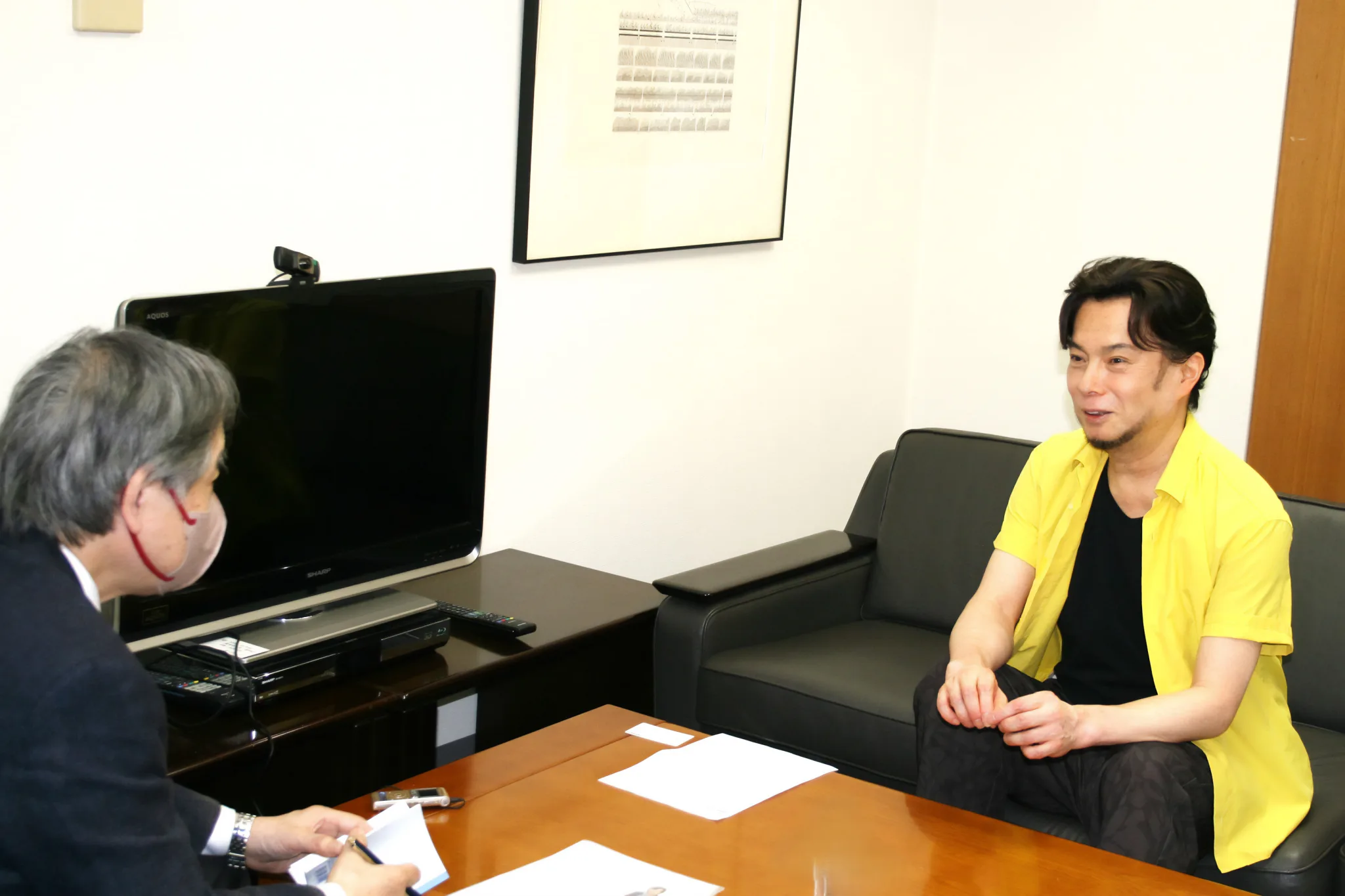 那須田務氏の質問に答える錦織健