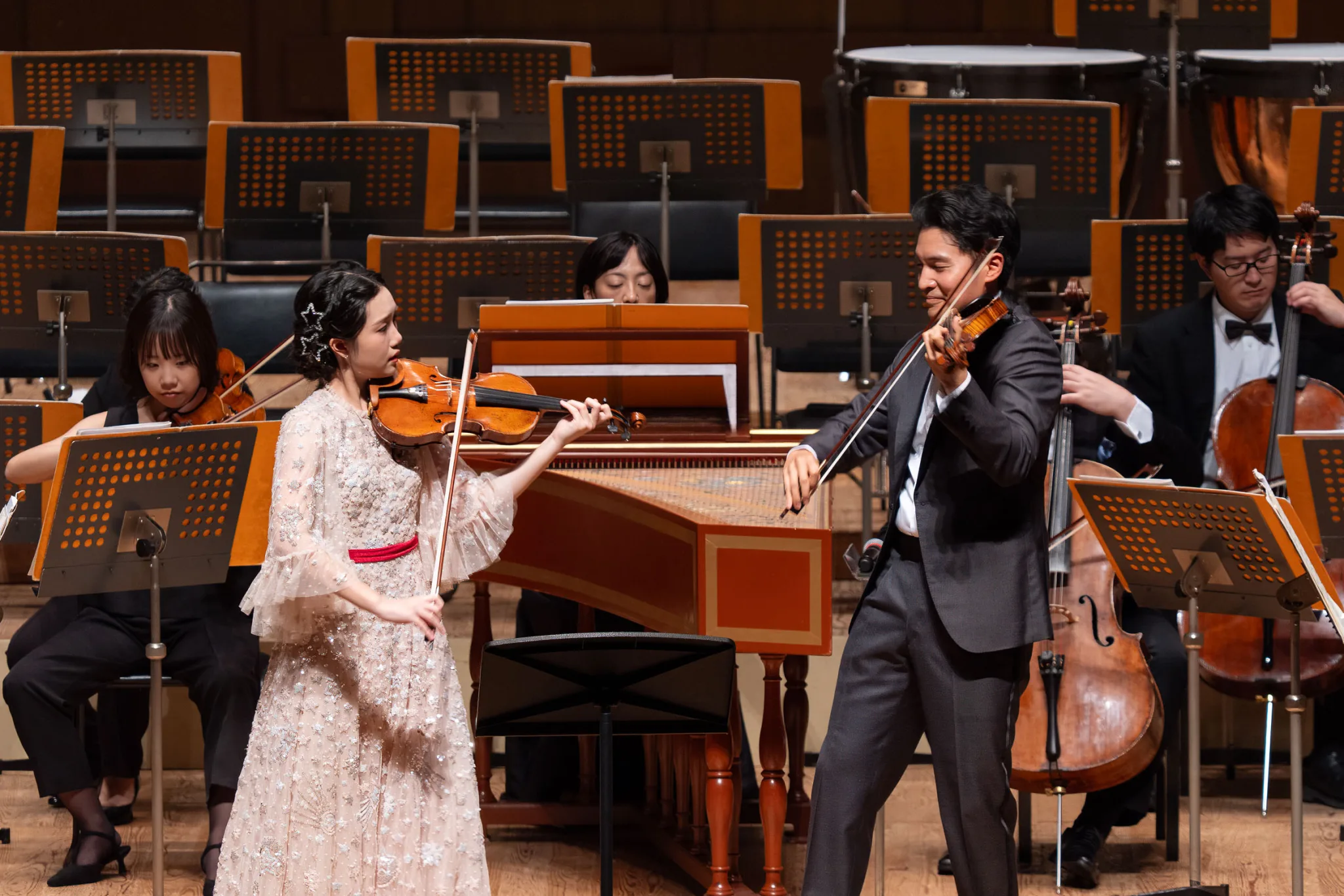 チェンの奏でる音楽は開放的で溌剌としていた。若い3人のレガートの美しさも印象的　（C）K.Miura